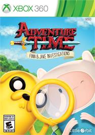 Box cover for Adventure Time - Finn And Jake Investigations on the Microsoft Xbox 360.